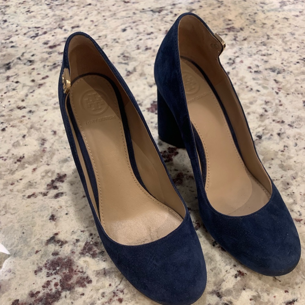 Tory Burch Suede 3 inch pumps